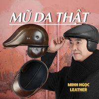 Mũ Nón Beret Mỏ Vịt, Nồi, Bê Rê  Da Thật Cao Cấp Da Bò Và Da Cừu Phong Cách Cổ Điển Cho Nam
