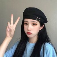 Mũ nón beret nồi bánh tiêu nữ LÀ GU phong cách họa sĩ  thời trang mùa đông - MBR010