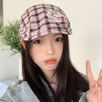 Mũ nón beret nồi bánh tiêu nữ Hàn Quốc iLita phong cách newboy ulzzang đẹp mùa đông thời trang màu trắng, nâu, be, đen