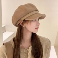 Mũ nón beret nồi bánh tiêu nữ LÀ GU Khăn Phụ Kiện mũ newboy phong cách ulzzang đẹp thời trang mùa đông - MNB002