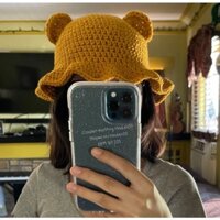 Mũ nón bucket len tai gấu cute Thu Đông - Crochet-Knitting MewLen33