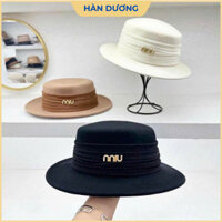 Mũ Nón Cối Cao Cấp In chữ Miu Sang trọng dành cho Nữ