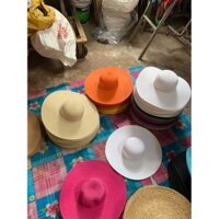 Mũ nón đi biển vành rộng tiểu thư