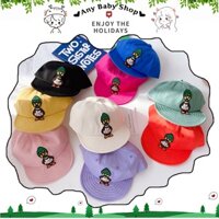 Mũ nón Hiphop Snapback vành mềm cho bé trai và bé gái hình chú vịt xanh nhiều màu cực hot ❣❣ ❣❣