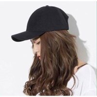 Mũ - Nón Kết Lưỡi Trai Trơn Nam Nữ - Đen