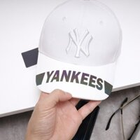 Mũ Nón kết NY MLB Yankee NY012 cực đẹp,chấtvải cotton nhập Hàn Quốc màu đen trắng logo in thêu Nón free size