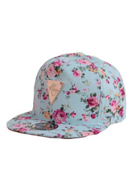 Mũ nón lưỡi chai snapback nữ SB29 hoa hồng - Xanh