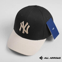 Mũ Nón Lưỡi Trai MLB Black Cream Logo NY chất liệu vải Kaki , Thể Thao, Thời Trang, Cá Tính