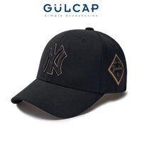 Mũ nón lưỡi trai MLB NY Black Diamond kiểu dáng Unisex chất vải Kaki Full Tag VNXK - Gulcap