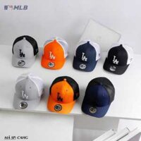 Mũ nón lưỡi trai, mũ lưới, nón kết lưới nam nữ thêu chữ L A