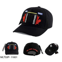 Mũ nón lưỡi trai nam nữ PB kaki cotton thêu chữ Dsq logo lá phong đỏ tách nửa phối chữ gáy boy phố MLT53P