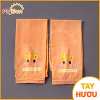 Mũ nón lưỡi trai nửa đầu rộng vành trẻ em che nắng, chống tia UV cho bé trai, gái 2 3 4 5 6 7 8 tuổi. - Tay hươu cao cổ