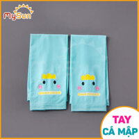 Mũ nón lưỡi trai nửa đầu rộng vành trẻ em che nắng, chống tia UV cho bé trai, gái 2 3 4 5 6 7 8 tuổi. - Tay cá mập