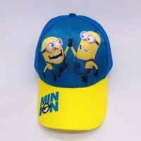 MŨ NÓN LƯỠI TRAI TRẺ EM CAYABE IN 3D MINION
