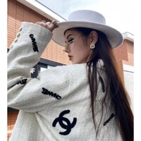 Mũ nón phớt cao bồi nỉ rộng vành nam nữ panama thời trang Hàn Quốc đai đen