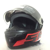 MŨ ( NÓN) PHƯỢT FULLFACE ASIA MT136 LOGO TRẮNG ĐỎ