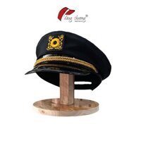 Mũ nón thủy thủ thuyền trưởng lưỡi trai bakerboy cap logo P thời trang màu đen trắng đỏ dương
