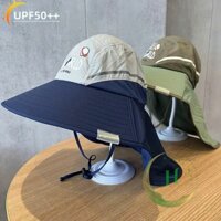 Mũ Nón Trẻ Em Bé Trai, Gái Rộng Vành Che Nắng Chống Tia Uv Che Vai Gáy Cho Bé 3-15t Đi Nắng Chất Mát