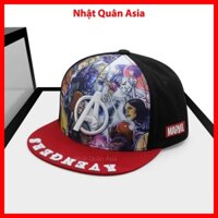 Mũ nón trẻ em Marvel Avengers logo A thêu nổi snapback form đẹp cá tính (bé 2 - 8 tuổi) - Nhật Quân Asia nhatquanasia