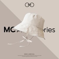 Mũ Nón Vải Form Mềm Thắt Nơ Tiểu Thư Korean Cao Cấp JB36 MC Accessories Mũ Nữ Rộng Vành Che Nắng Nhiều Màu Đẹp