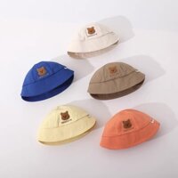 Mũ nón vành nhỏ cho bé 6-24m chữ Didicute cực xinh có quai đeo