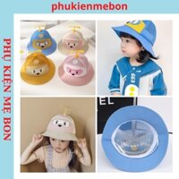 Mũ/ nón vành tròn có chong chóng đáng yêu cho bé trai, bé gái