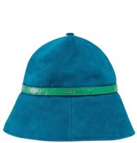 Mũ Nữ Gucci Suede Bucket Hat 'Blue'