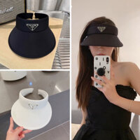 Mũ Nửa Đầu Prada, Nón Prada Đi Biển Chống Tia UV400 Rộng Vành Thời Trang Nữ 2023