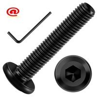 Mũ ổ cắm lục giác phẳng M6 Bu lông vít, Bu lông nội thất bằng thép không gỉ 304 Full Thread, Cờ lê lục giác