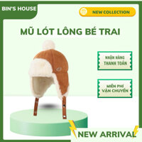 Mũ phi công da lộn sz 9m-2y