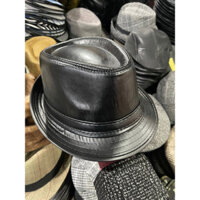 mũ phớt chất liệu da