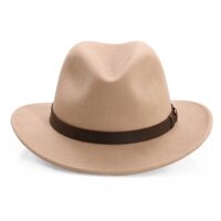 Mũ Phớt Nam - Nón Phớt Nam Cao Bồi Viền Da Cao Cấp Mp038 Vành Rộng 6.5Cm Màu Sắc Màu Lạc Đà Hiện Đại