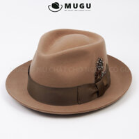 Mũ Phớt Nam Nữ Cổ Điển LC36 Lông Cừu Úc - Mũ Fedora Lịch Lãm |MUGU [TẶNG KÈM HỘP CAO CẤP]