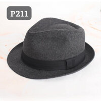 Mũ Phớt Nỉ Thời Trang Cao Cấp - Nón Fedora / Mũ Cao Bồi Cho Nam Nữ P21