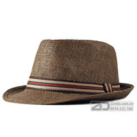 Mũ phớt, Nón Fedora MP01 đẹp, lịch lãm cho nam và nữ - Màu nâu
