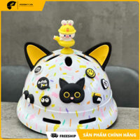 Mũ POC Đạt Chuẩn Quốc Tế Siêu Nhẹ Trẻ Em PK02 Màu Kẹo Cốm + Combo Phụ Kiện