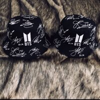 Mũ pocket BTS có chữ kí