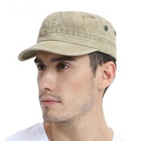 Mũ Quân Sự Mùa Hè Mùa Xuân Nam Nữ Giặt Cotton Thiết Kế Thời Trang Mũ Bóng Chày Phẳng Mũ Quân Đội Hàng Đầu Có Lỗ Không Khí Có Thể Điều Chỉnh.