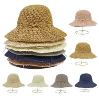 Mũ Rơm Đan Chống Nắng Gấp Gọn Được Bảo Vệ Cho Du Lịch