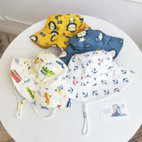 Mũ rộng vành dây điều chỉnh cực đẹp cho bé trai bé gái