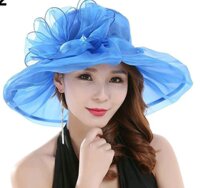 Mũ rộng vành nón gấp gọn đẹp sang trọng dona21122502 - xanh