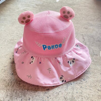 Mũ Rộng VànhChống Nắng Dạng Cói Họa Tiết Hoạt Hình Thời Trang Mùa Hè Cho Bé