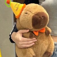 Mũ sinh nhật 35cm Đồ chơi sang trọng búp bê Capybara
