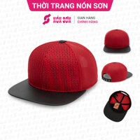 Mũ snapback hiphop nam nữ NÓN SƠN chính hãng MC210BK-ĐO1
