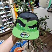 Mũ Snapback Hulk Xanh Lá - Nón Snapback Người Khổng Lồ Xanh Siêu Ngầu Cho Bé Từ 18 Tháng Đến 8 Tuổi N082324