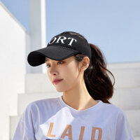 Mũ Sport  Mũ nửa đầu sport mềm đẹp  nón nửa đầu - ĐEN