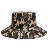 Mũ tai Bèo họa tiết màu Rằn Ri chống nắng đi biển vận động ngoài trời cho Nam Nữ - Màu Nâu