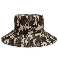 Mũ tai Bèo họa tiết màu Rằn Ri chống nắng đi biển vận động ngoài trời cho Nam Nữ - Màu Nâu