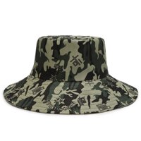 Mũ tai Bèo họa tiết màu Rằn Ri chống nắng đi biển vận động ngoài trời cho Nam Nữ - Xanh Đậm