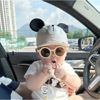 Mũ tai chuột micky/Mũ lưỡi trai/ Mũ vành lưỡi trai đội hè mềm mát cho bé - MU12